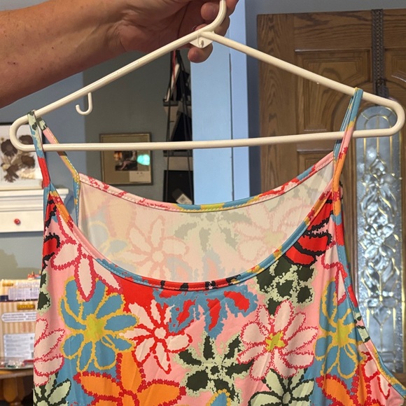 NWOT-Vibrant Floral Maxi Dress - Multicolor - Picture 4 of 12